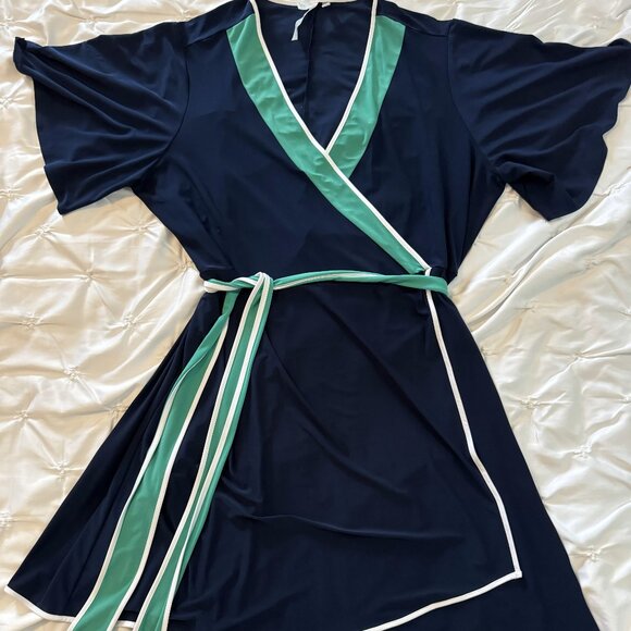 NY Collection Faux Wrap Dress - Size 2X - Picture 1 of 4